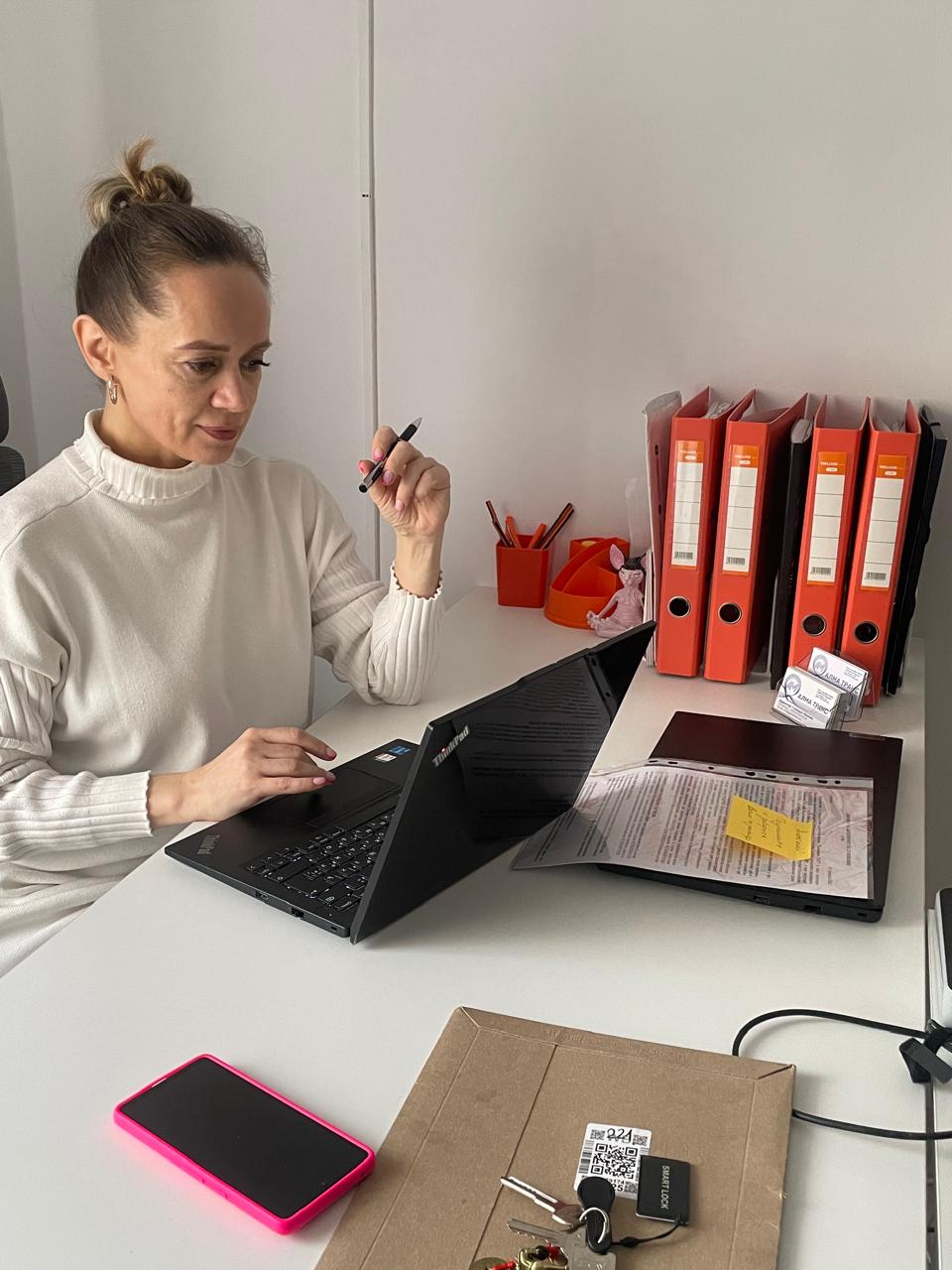 Svetlana at work